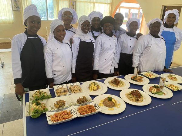 The 2nd practical session of the cookery and pastry class took off today
